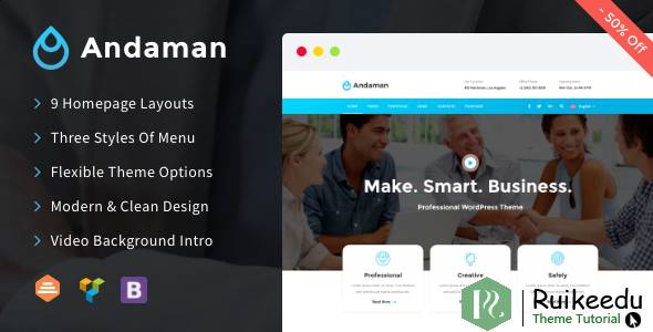 Andaman - 创意和商业WordPress主题