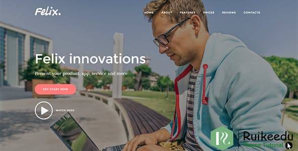 Felix. - 启动着陆页WordPress主题