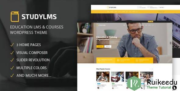 Studylms - 教育LMS和课程WordPress主题