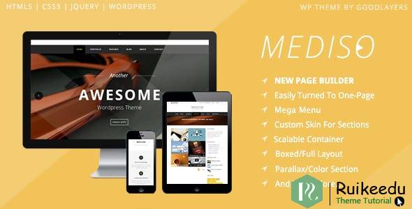 Mediso - 企业/单页/博客WP主题