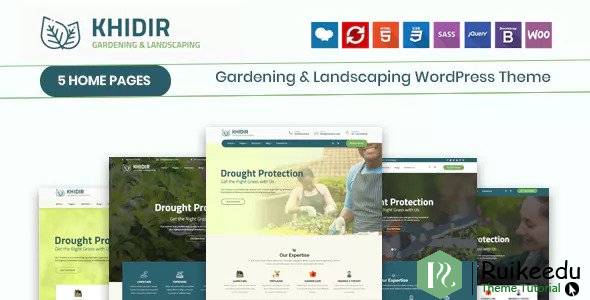 Khidir - 园艺和园林绿化WordPress主题