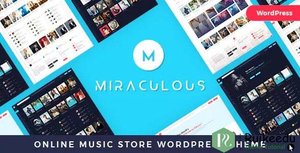 miraculous - 在线音乐商店WordPress主题