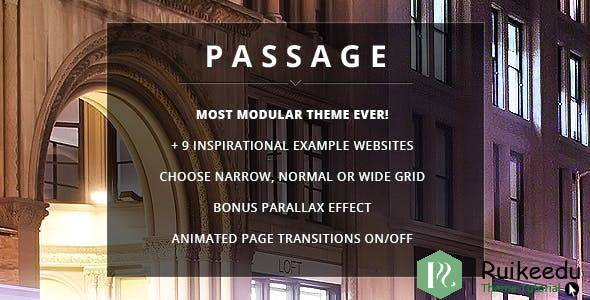 Passage - 响应式视网膜多用途主题