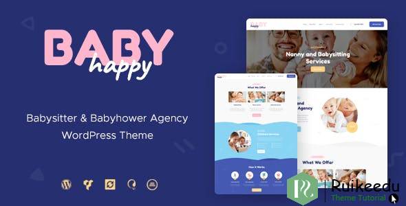 Happy Baby - 保姆和保姆服务WordPress主题