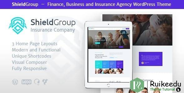ShieldGroup - 保险和金融WordPress主题