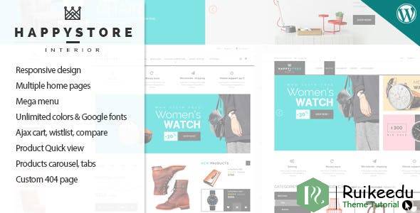 HappyStore - 响应WooCommerce主题