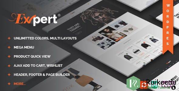 expert - 清洁电子商务WordPress主题