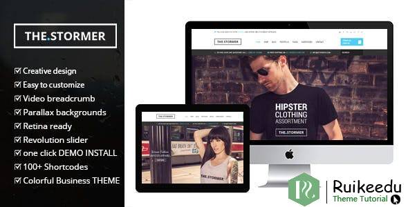 Fashion Stormer - 电子商务时尚WordPress主题