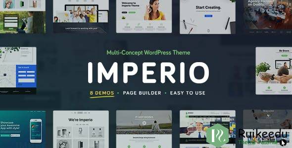 Imperio - 商业,电子商务,投资组合和摄影WordPress主题