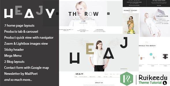 Heajy - 手工时尚WordPress主题