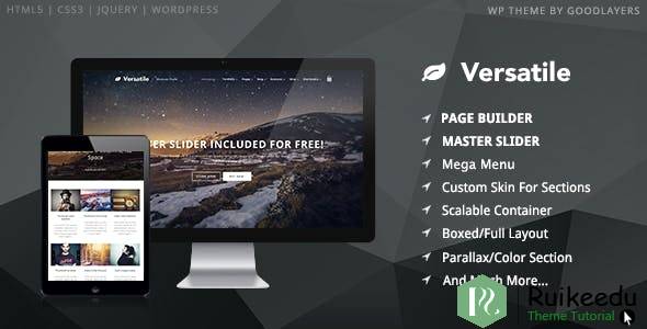 Versatile - 响应式多功能WP主题