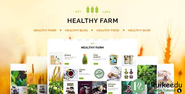 Healthy Farm - 食品和农业WordPress主题