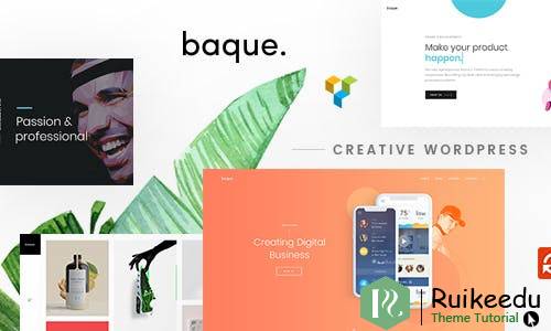 Baque - 多用途Onepage Creative WP主题
