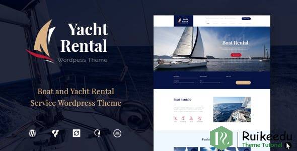 Yacht Rental - 游艇和船租赁服务WordPress主题