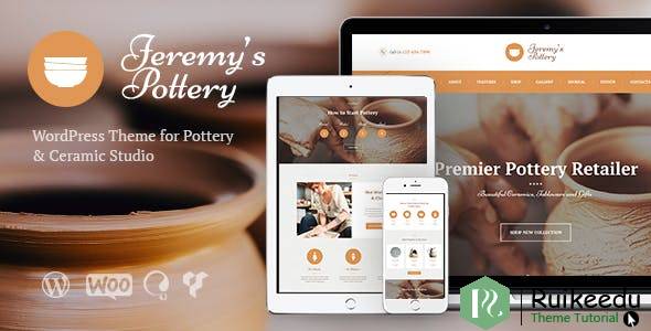 Jeremy's Pottery - 陶器和陶瓷WordPress主题