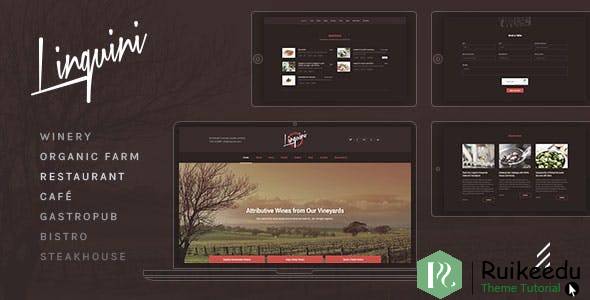 Linguini - 餐厅WordPress主题