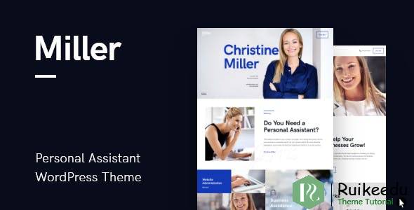 Miller - 个人助理和行政服务WordPress主题