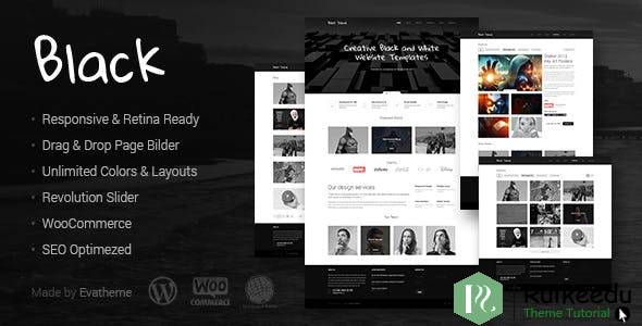 Black -高级多用途WordPress主题