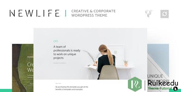 Newlife - 创意和企业WordPress主题