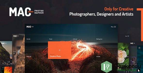 MAC - 摄影全屏WordPress主题