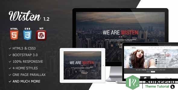 Wisten - WordPress单页视差主题