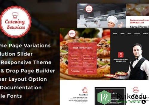 catering - 厨师,餐厅WordPress主题