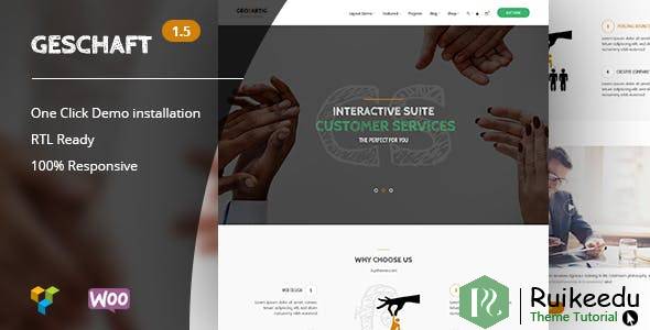 Geschaft - 商业WooCommerce WordPress主题