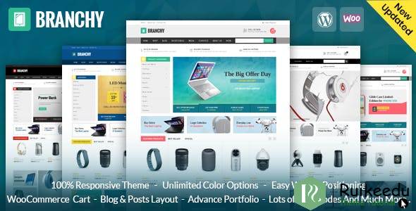 Branchy - WooCommerce响应主题