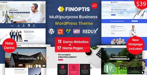 Finoptis - 多功能商务WordPress主题