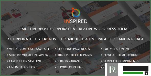 Inspired - 多用途企业和创意主题