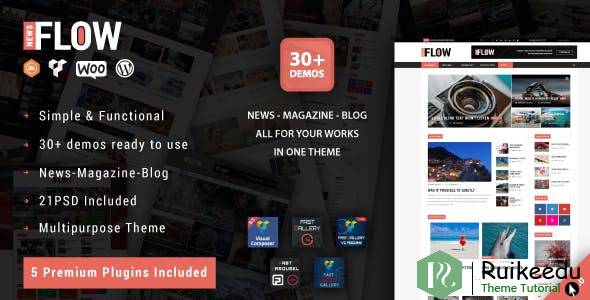 Flow News - 杂志和博客WordPress主题