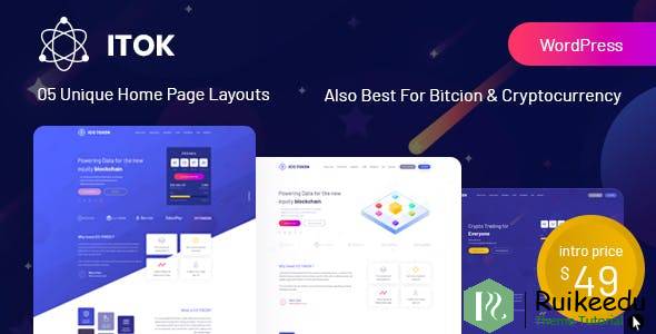 ITok - ICO和加密货币WordPress主题