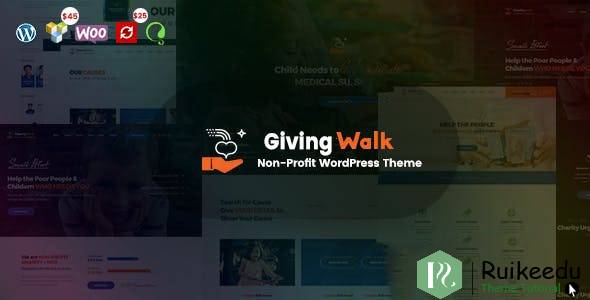 GivingWalk- 多功能公益WordPress主题