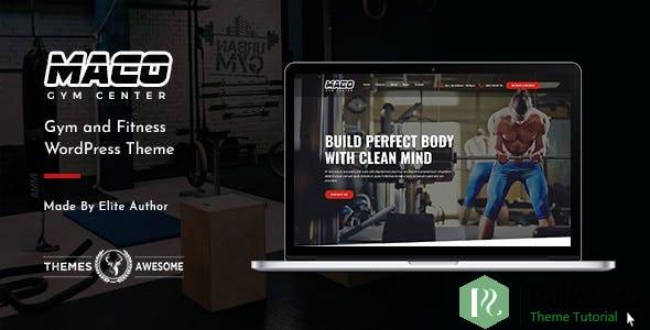 Maco - 健身房和健身WordPress主题