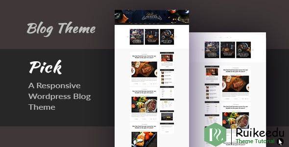 Pick - 响应式WordPress博客主题