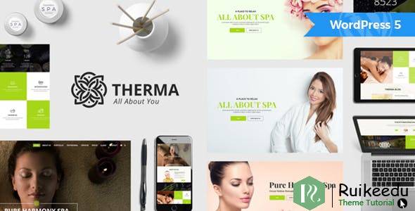 Therma - 温泉,美容,化妆品WordPress主题