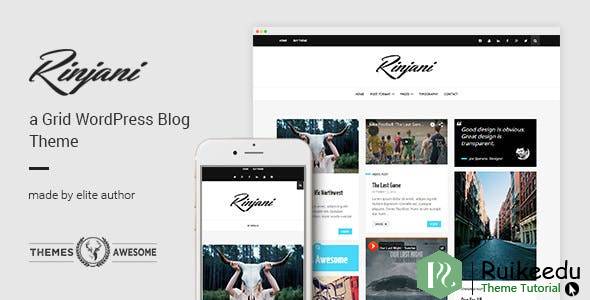 Rinjani - 响应式网格博客主题