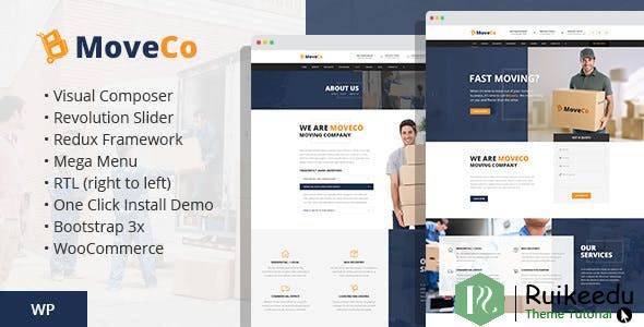MoveCo - 物流,移动公司WordPress主题