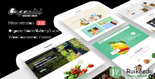 Organici - 有机商店和面包店WooCommerce主题