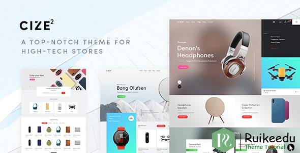 Cize - 高科技商店的顶级Notch主题