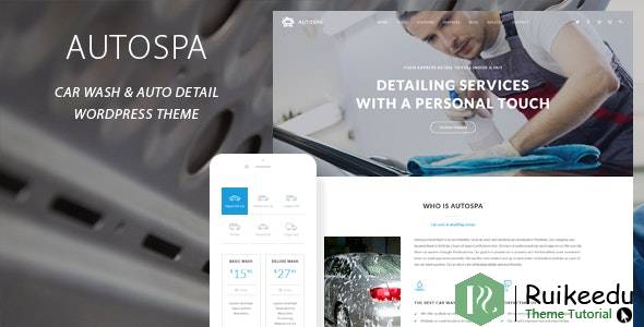 Auto Spa - 洗车自动细节WordPress主题