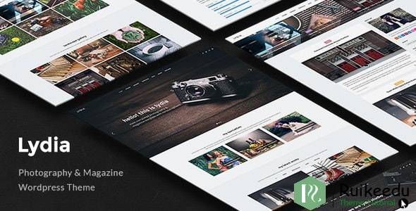 Lydia - 摄影与杂志WordPress主题