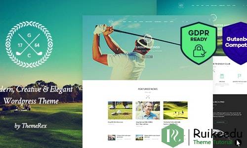 N7 - 高尔夫俱乐部,体育和活动WordPress主题