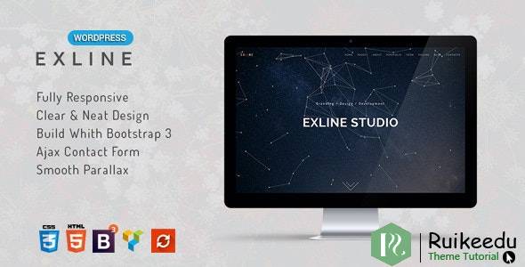 Exline - 单页多用途WordPress主题