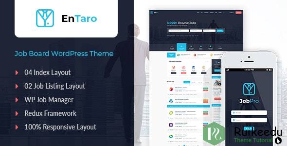 Entaro - Job Portal WordPress主题