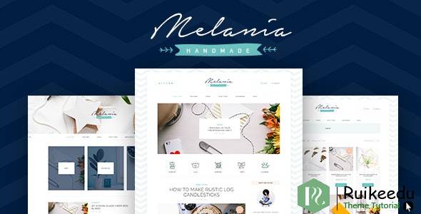 Melania - 手工制作博客和商店WordPress主题