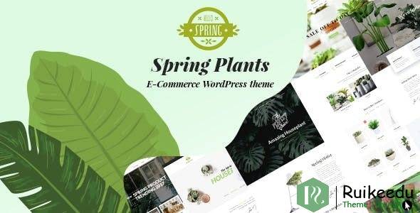 Spring Plants - 园艺和室内植物WordPress主题