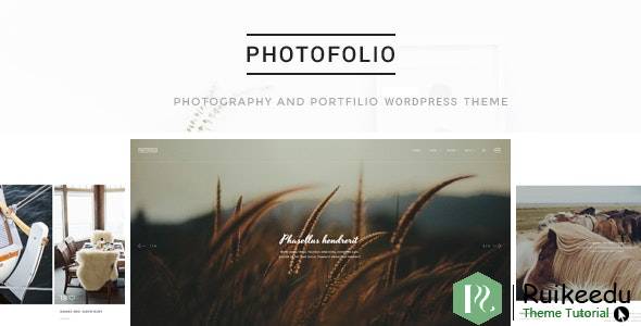 Photofolio - 摄影和组合WordPress主题