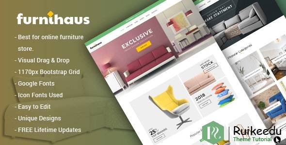 Furnihaus - 响应家具WooCommerce WordPress主题