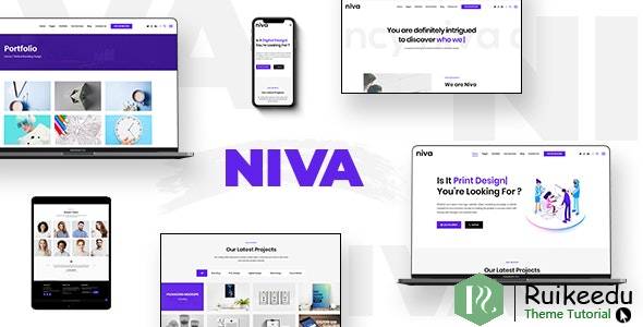 Niva - Creative Agency&Freelancer WordPress主题